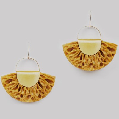 spongy earrings